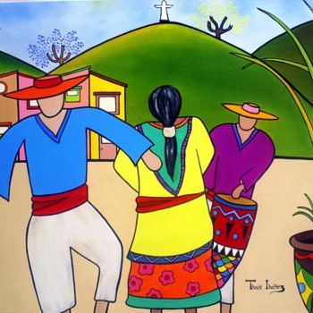 Pittura intitolato "REMELEXO" da Thaís Gomez "Arte Tropical", Opera d'arte originale