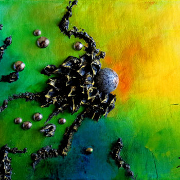 Pittura intitolato "Zahyne.jpg" da Thaïs, Opera d'arte originale, Acrilico