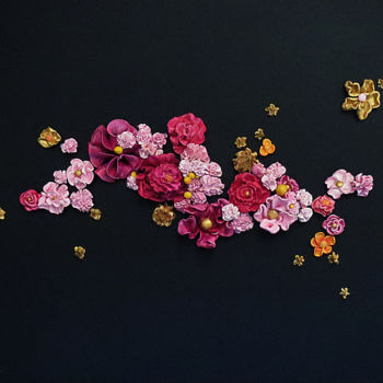 Pintura titulada "Tsa Kaori" por Thaïs, Obra de arte original, Acrílico