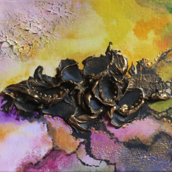 Картина под названием "Oleum" - Thaïs, Подлинное произведение искусства, Акрил Установлен на Деревянная рама для носилок