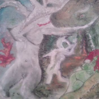 Painting titled "Waldversteck" by Thalis Colorworld, Original Artwork, Oil