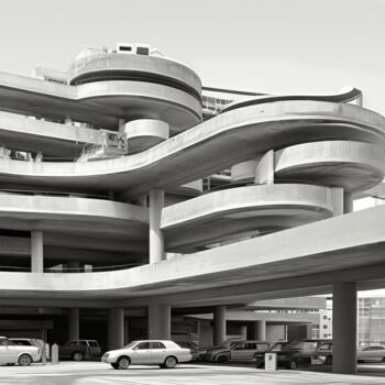 Digital Arts titled "Parking03" by Thapsus, Original Artwork, AI generated image