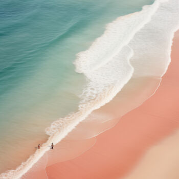 Digital Arts titled "The Beach 09" by Thapsus, Original Artwork, AI generated image