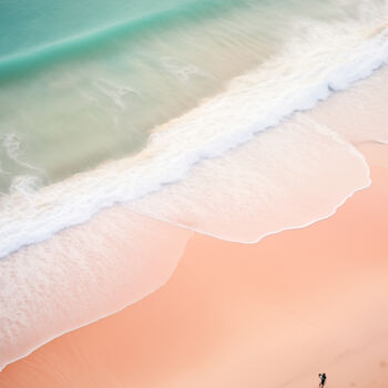 Цифровое искусство под названием "The Beach 10" - Thapsus, Подлинное произведение искусства, Изображение, сгенерированное ИИ