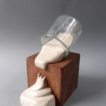 Sculpture intitulée "naissance d'un galet" par Jean-Pierre Thaurenne, Œuvre d'art originale, Pierre