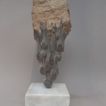 Sculpture intitulée "Canicule 2022" par Jean-Pierre Thaurenne, Œuvre d'art originale, Pierre