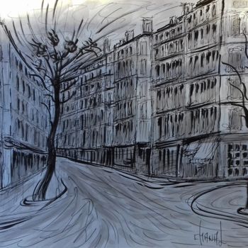 Drawing titled "photo-6" by Thierry Chanal, Original Artwork, Ink
