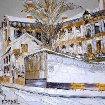 Painting titled "EFFET DE NEIGE EN B…" by Thierry Chanal, Original Artwork