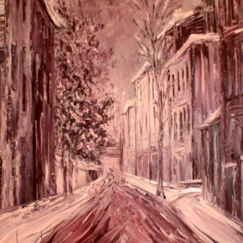 Peinture intitulée "EFFET DE NEIGE LE S…" par Thierry Chanal, Œuvre d'art originale, Autre