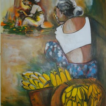 Painting titled "life-by-thushara-ku…" by Thushara Kumarasinghe, Original Artwork