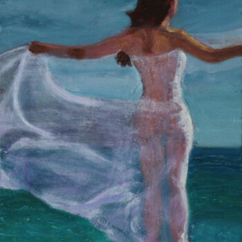 Painting titled "Standing On Water" by The Hammer, Original Artwork, Oil