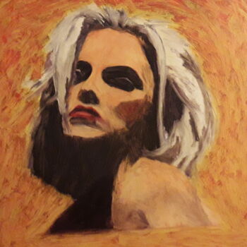 Painting titled "Rock Chic" by The Hammer, Original Artwork, Oil