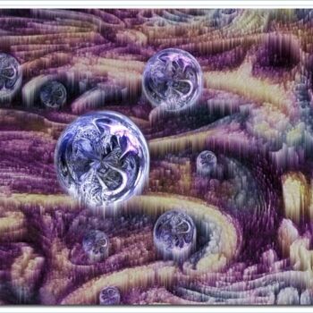 Digital Arts titled "Beastie Spheres II" by The Mystic Otto Rapp, Original Artwork, Digital Painting