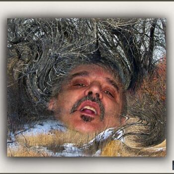 Digitale Kunst mit dem Titel "Selbstdarsteller Im…" von The Mystic Otto Rapp, Original-Kunstwerk, Fotomontage