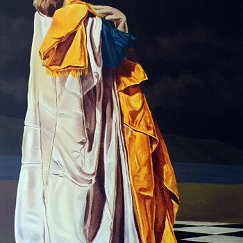 Pittura intitolato "For the Love of Gal…" da Theartistrobert, Opera d'arte originale, Olio Montato su Telaio per barella in…