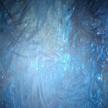 Schilderij getiteld "landscape bluelight" door Master_designer, Origineel Kunstwerk