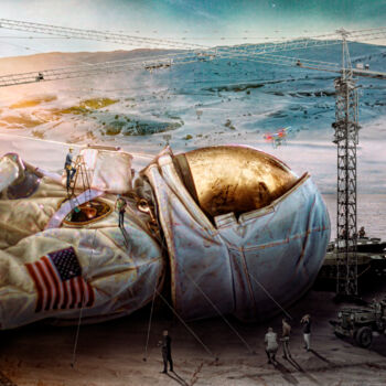 Arts numériques intitulée "Gulliver's travel 2…" par G1br4n, Œuvre d'art originale, Photo montage