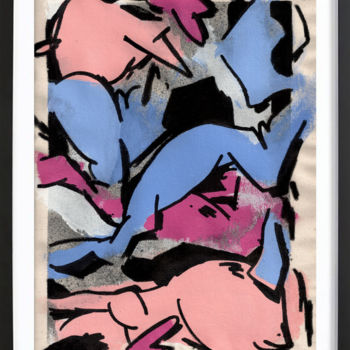 Pintura intitulada "ÉCLECTISME GRAPHIQU…" por Mad Rats, Obras de arte originais, Acrílico