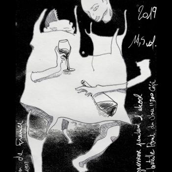 Arte digitale intitolato "Foie Sans Bois 2019" da Themroc, Opera d'arte originale, Lavoro digitale 2D