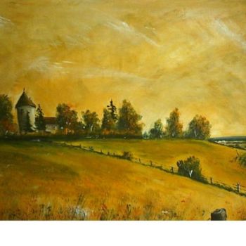 Painting titled "Le castel (Le Breui…" by Cedric Thenot, Original Artwork