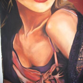 Painting titled "charlotte" by Theo Garcia, Original Artwork