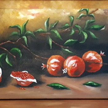 Peinture intitulée "prosperity" par Theodora Krouklidou, Œuvre d'art originale, Huile