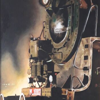Картина под названием "TELEGRAPH ROAD 8" - Θεοδωροσ Μαρκοπουλοσ, Подлинное произведение искусства, Масло