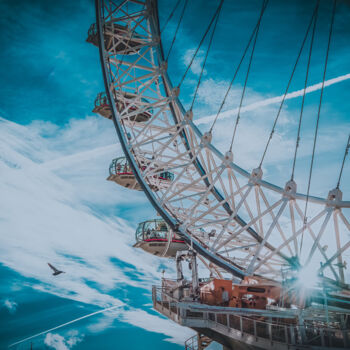 Fotografie getiteld "The London Eye" door Theofilos Koutroumanis, Origineel Kunstwerk, Digitale fotografie