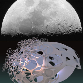 Digital Arts titled "moons" by Theoxyz, Original Artwork, 2D Digital Work