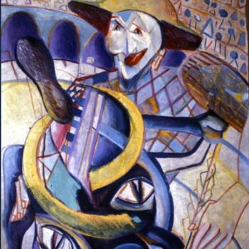 Картина под названием "niméno" - Frederic Therisod, Подлинное произведение искусства