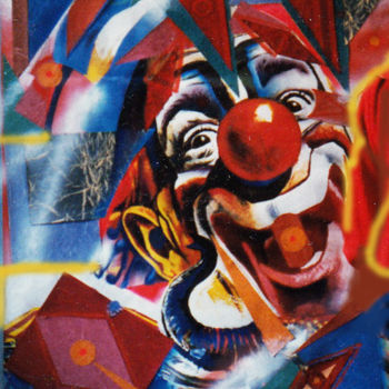 Peinture intitulée "1clown.jpg" par Frederic Therisod, Œuvre d'art originale