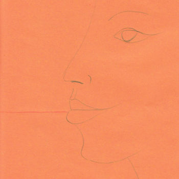 Drawing titled "cre-on.jpg" by Frederic Therisod, Original Artwork