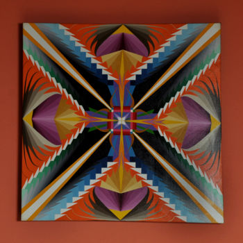 Картина под названием "Decorative Art" - Jm Thero Thero, Подлинное произведение искусства, Масло