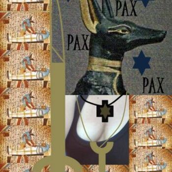 Pintura intitulada "PAX" por Theresa Russo, Obras de arte originais