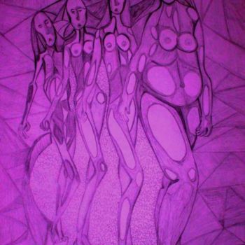 Drawing titled "Poesia em carne (ed…" by Theresa Russo, Original Artwork