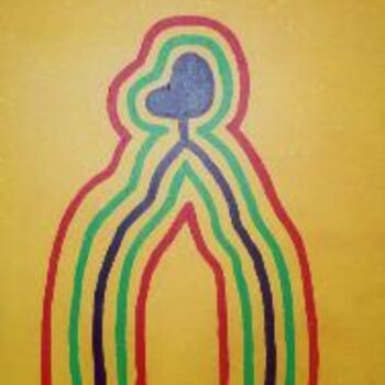 Peinture intitulée "Homo multiculturali…" par Jan Theuninck, Œuvre d'art originale
