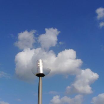 Скульптура под названием "Cloudsucker / De Wo…" - Jan Theuninck, Подлинное произведение искусства