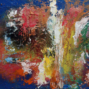 Картина под названием "Магия вселенной" - Виталий Трофимов, Подлинное произведение искусства, Акрил Установлен на Деревянная…