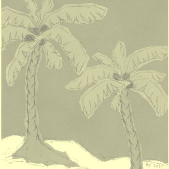 제목이 "palmiers2.jpg"인 디지털 아트 Hélène Thevenon로, 원작