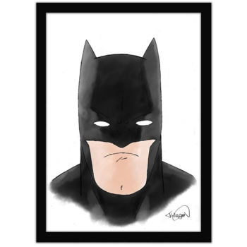 Digital Arts titled "Batman" by Thiago Vieira, Original Artwork, Digital Painting