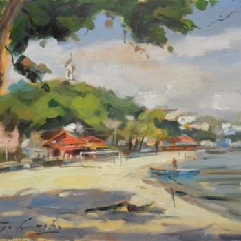 Painting titled "Praia da Engenhoca…" by Thiago Castro, Original Artwork