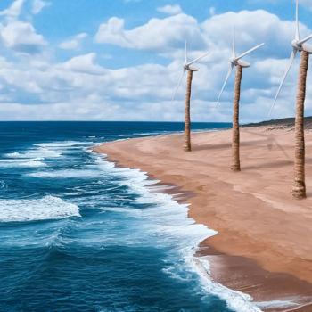 Digital Arts με τίτλο "Natural Energy" από Thiago Pixels, Αυθεντικά έργα τέχνης, Φωτογραφία Μοντάζ