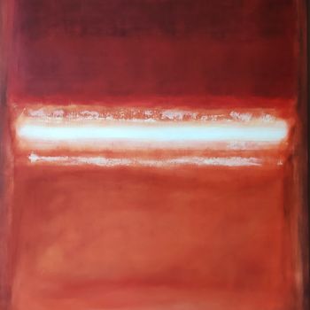 Pittura intitolato "Rosso, bianco e gia…" da Thia Path, Opera d'arte originale, Acrilico