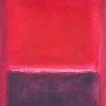 Peinture intitulée "Rossogiallo su ross…" par Thia Path, Œuvre d'art originale, Huile