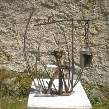 Sculpture titled "P4140048.JPG" by Gilles Thiercelin, Original Artwork, Metals