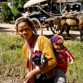 Φωτογραφία με τίτλο "Myanmar (portrait)" από Thierry Angot, Αυθεντικά έργα τέχνης