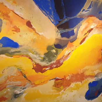 Pittura intitolato "La voix infinie" da Thierry Aptel, Opera d'arte originale, pigmenti
