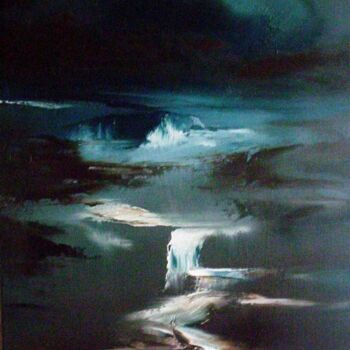 Painting titled "dec 2008" by Thierry Astier-Dupuy (Adtheo), Original Artwork, Oil