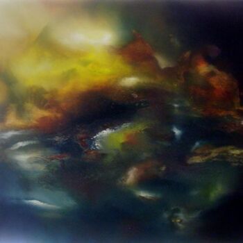 Pintura titulada "Horizon improbable…" por Thierry Astier-Dupuy (Adtheo), Obra de arte original