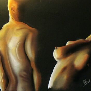 Painting titled "sans titre" by Thierry Astier-Dupuy (Adtheo), Original Artwork